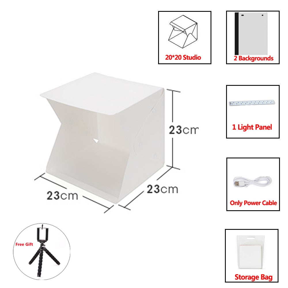 Photostudio Lightbox (+ TRÉPIED GRATUIT)