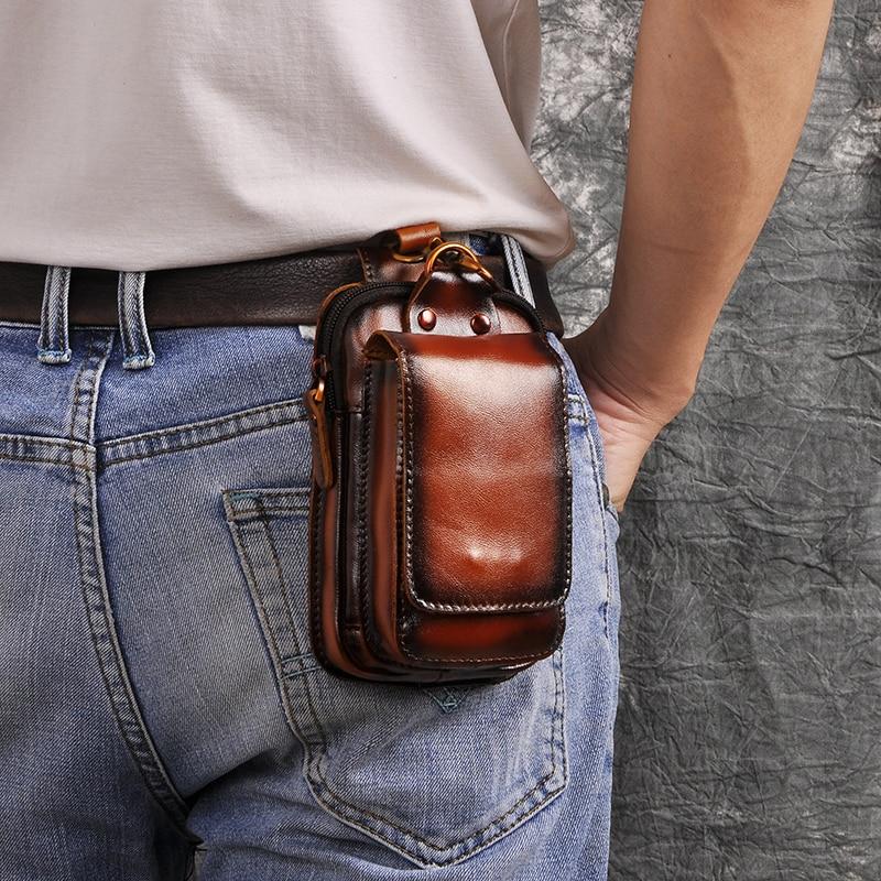 Floroux - Sac banane en cuir premium pour homme