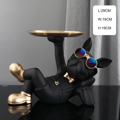 FrenchPaw™ French Bulldog Statue | Modern Decorative Figure for Home & Office | Stylish Animal Statue