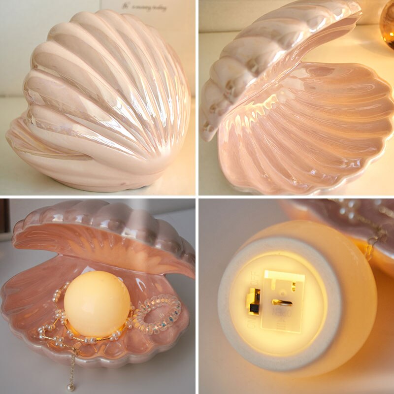 Floroux Shell Lampe de table