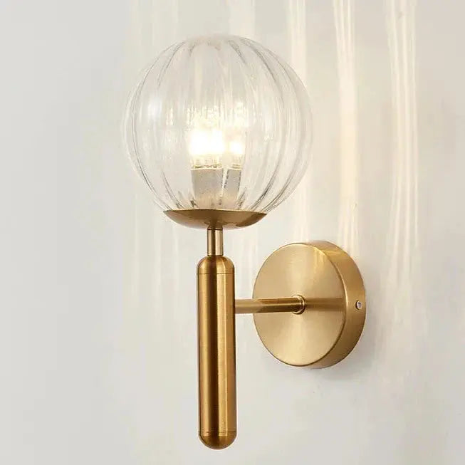 GlobeLuxe - Applique Murale en Verre avec Éclairage LED
