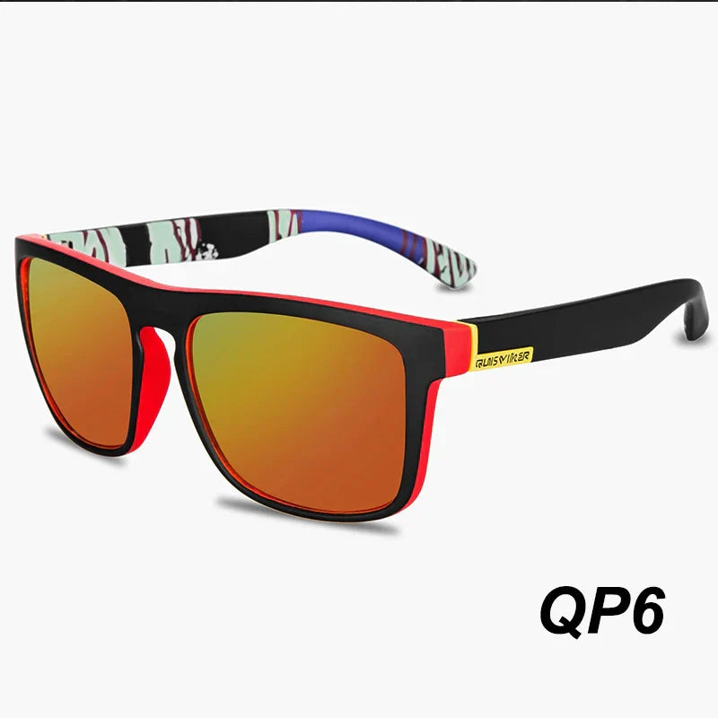 Floroux Lunettes de soleil de sport polarisées | Lunettes de protection UV pour activités de plein air | Idéal pour la pêche, la randonnée & la conduite