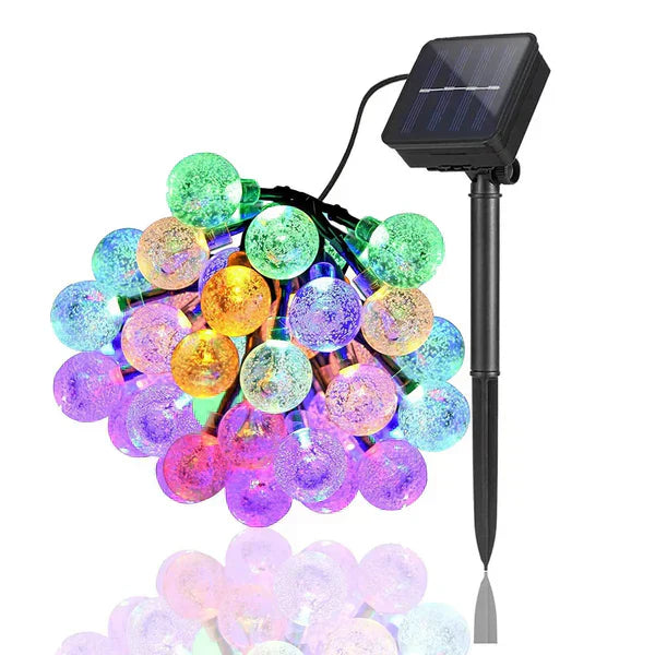 TwinkleGlow - Luminaire de lumière solaire envoûtante pour l'extérieur