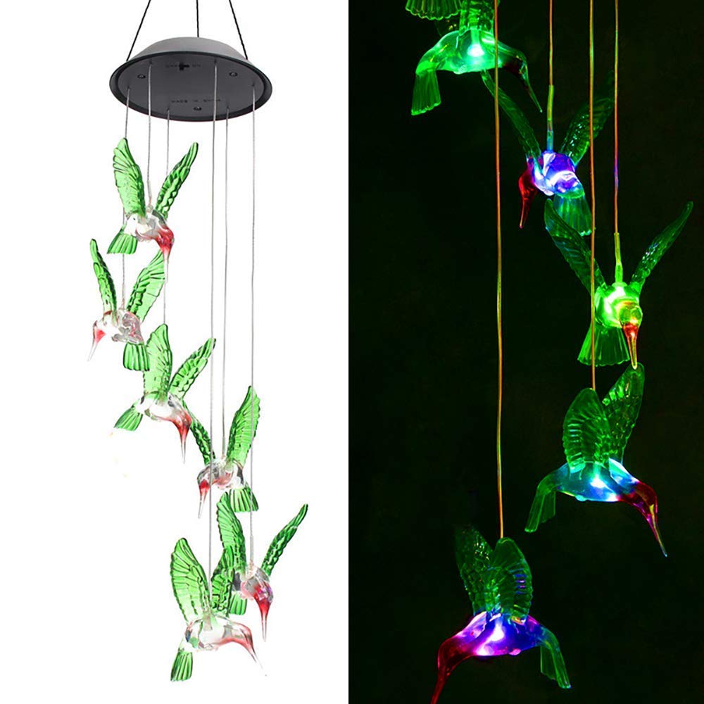 EnchantedGlow - Éclairage de Jardin LED Solaire Colibri
