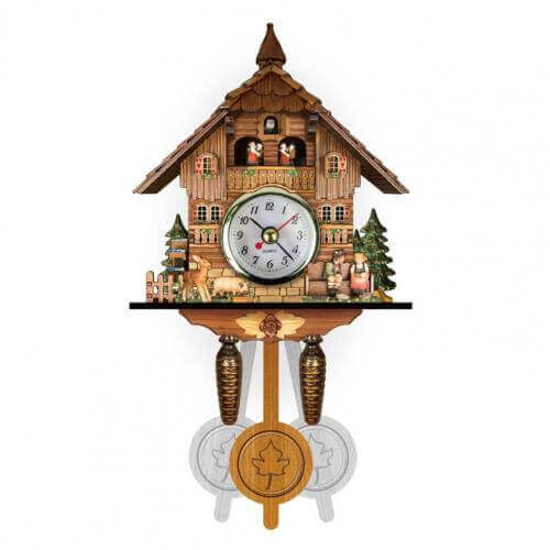 Horloge à coucou rétro - 8 styles différents