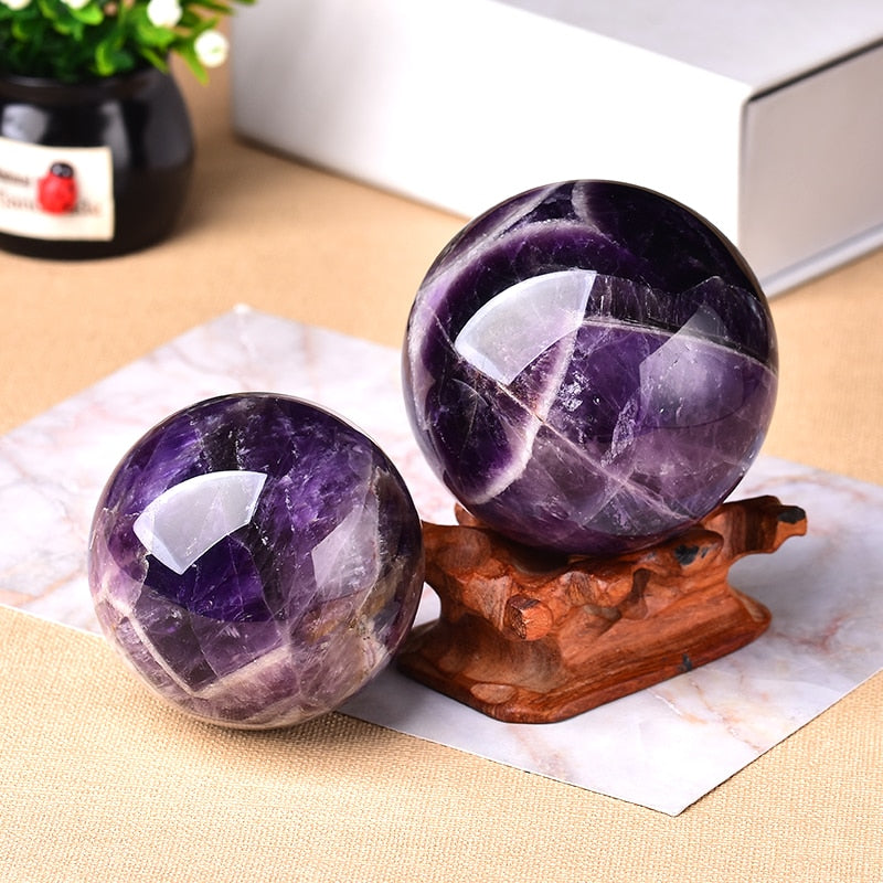 Améthyste Globe – Boule d'énergie pour votre intérieur
