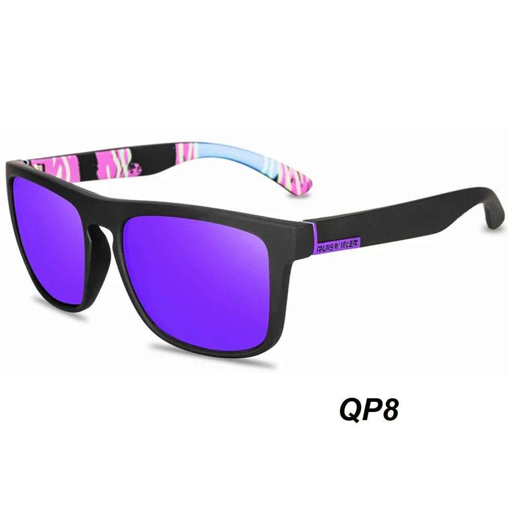 Floroux Lunettes de soleil de sport polarisées | Lunettes de protection UV pour activités de plein air | Idéal pour la pêche, la randonnée & la conduite