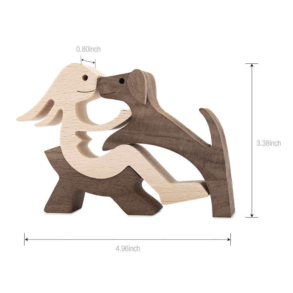 Animaux en bois danois Ornements