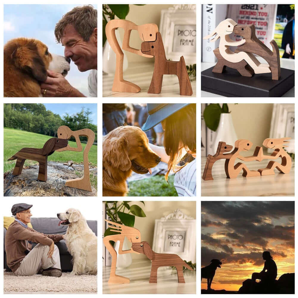 Animaux en bois danois Ornements