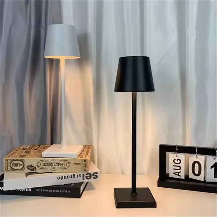 Lumière Éclatante - Lampe de Table Sans Fil Rechargeable