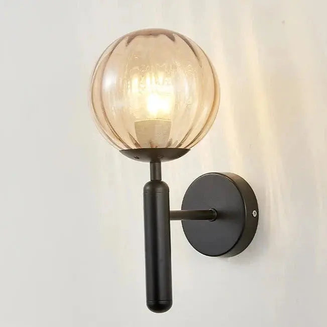 GlobeLuxe - Applique Murale en Verre avec Éclairage LED