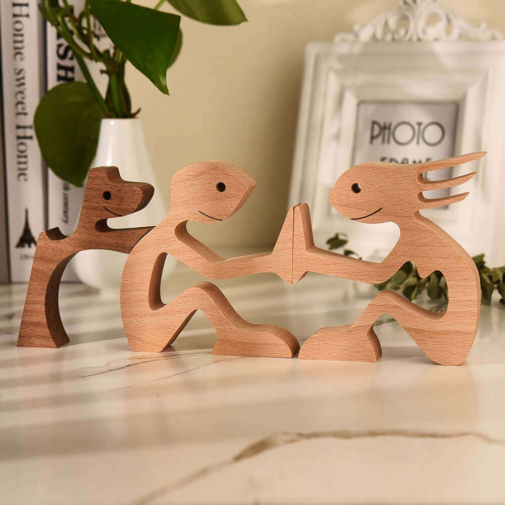 Animaux en bois danois Ornements