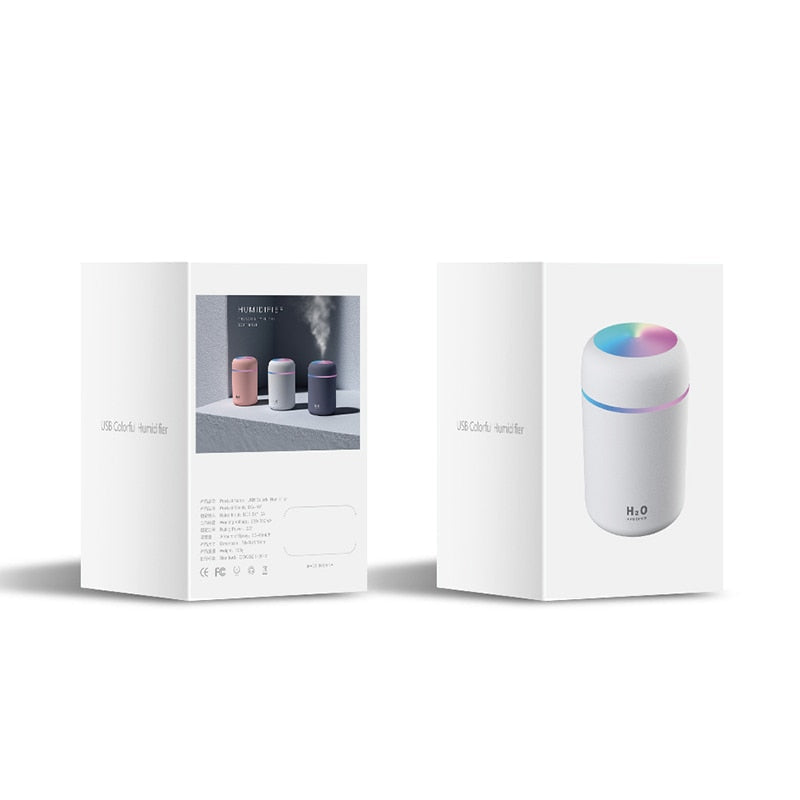 AquaMist Humidificateur - Éclairage Coloré pour Ambiance