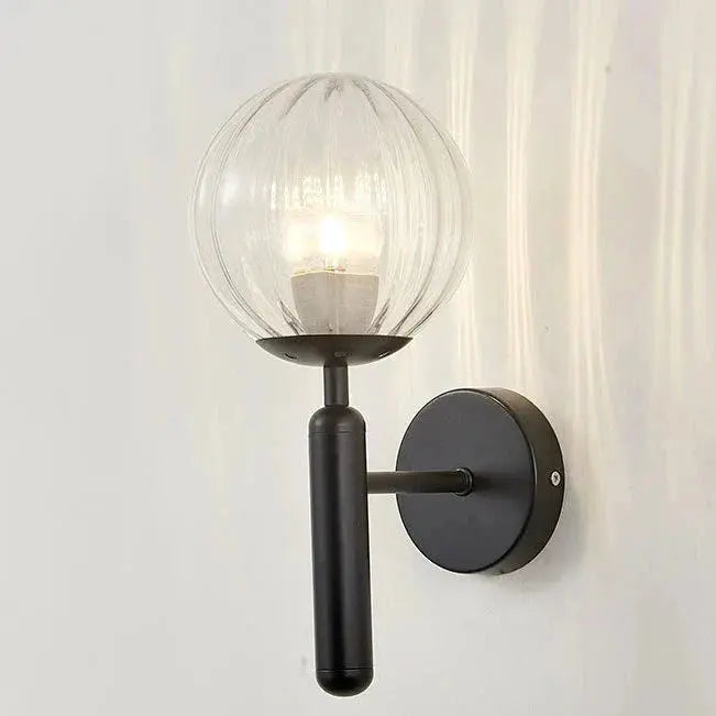 GlobeLuxe - Applique Murale en Verre avec Éclairage LED