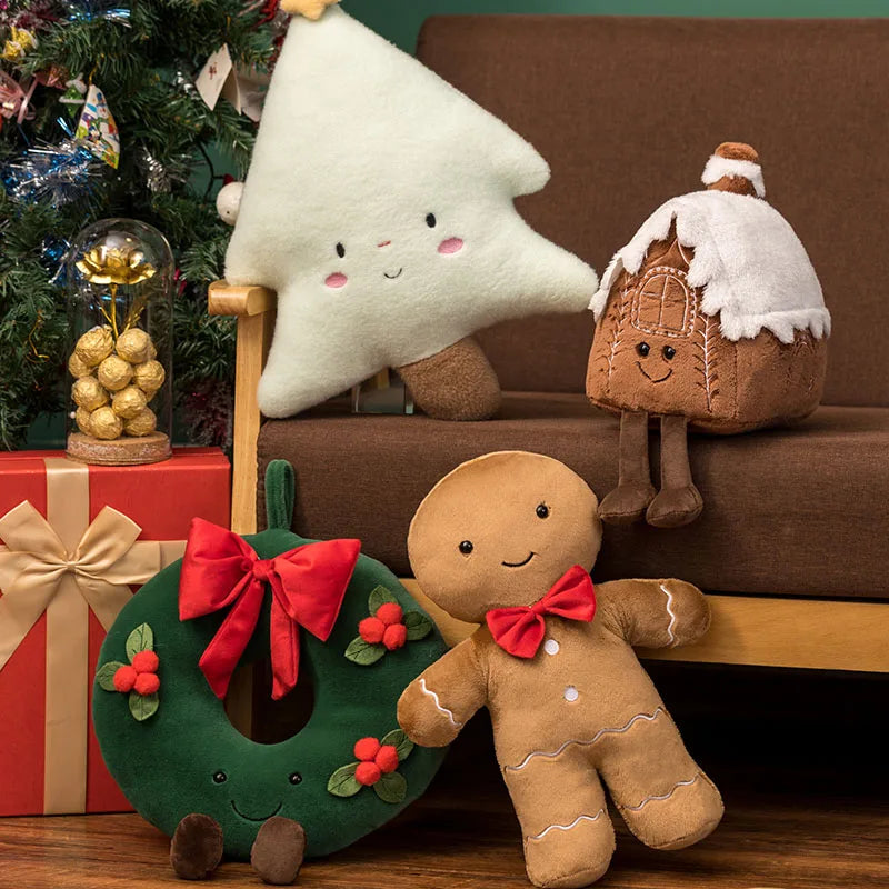 Floroux - Cute Gingerbread Bear and Cozy Blanket for a Festive Atmosphere