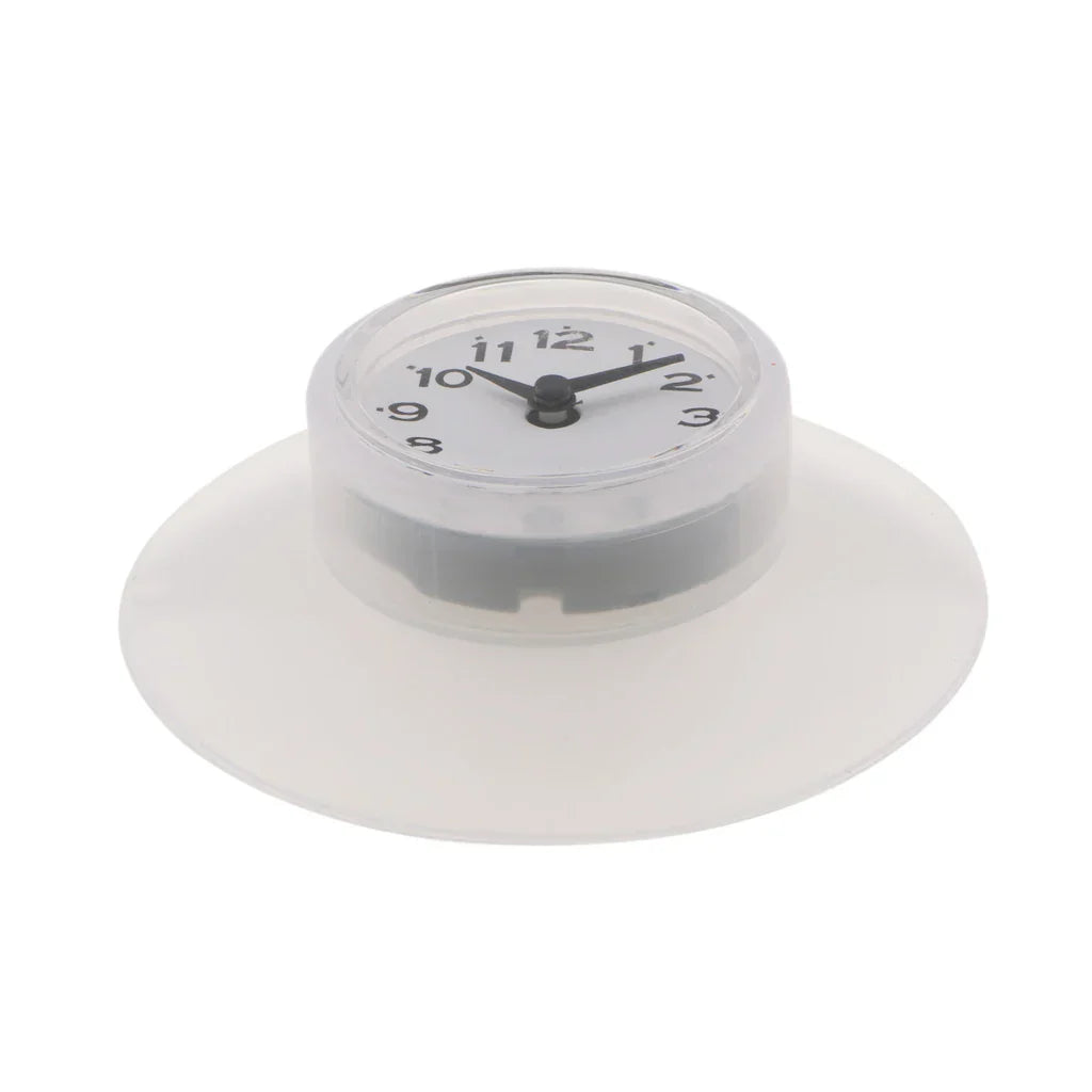 WaterProofClock – Montre à ventouse compacte pour salle de bain