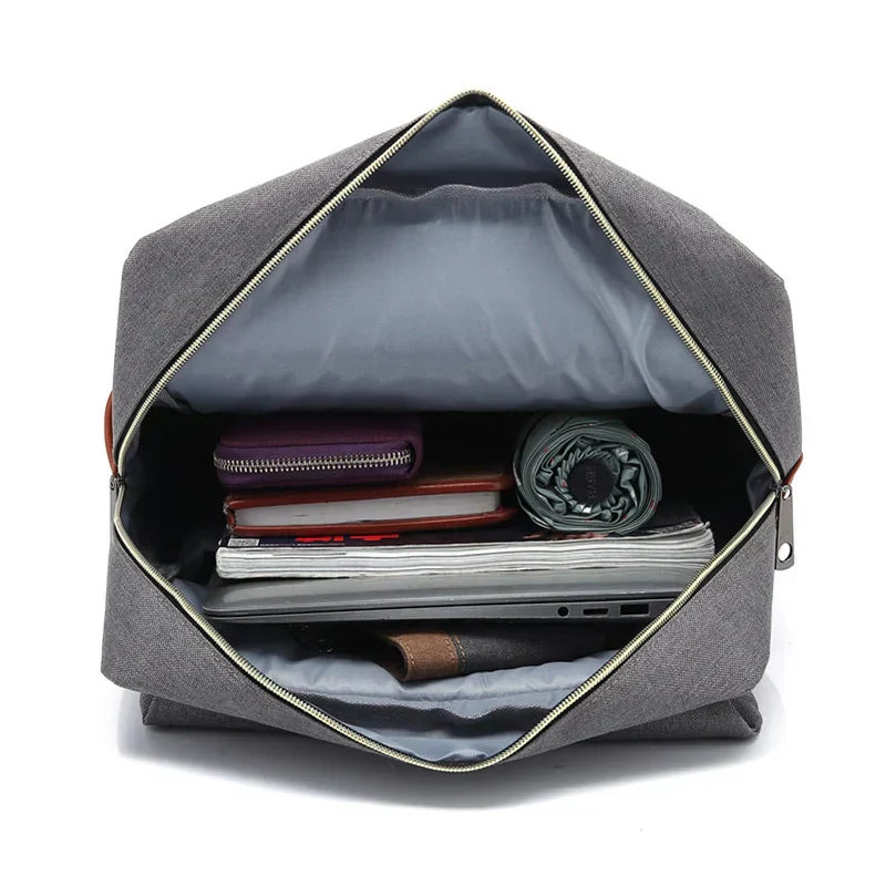 Sac à dos vintage Oxford - Sac à dos vintage Oxford élégant pour étudiants et voyageurs aventuriers