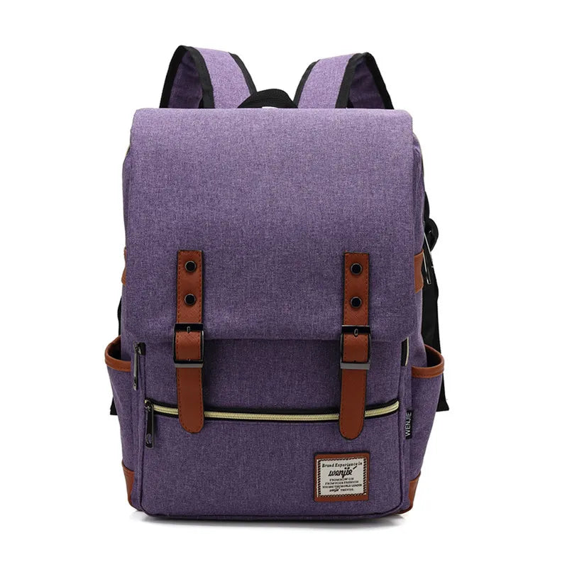 Sac à dos vintage Oxford - Sac à dos vintage Oxford élégant pour étudiants et voyageurs aventuriers