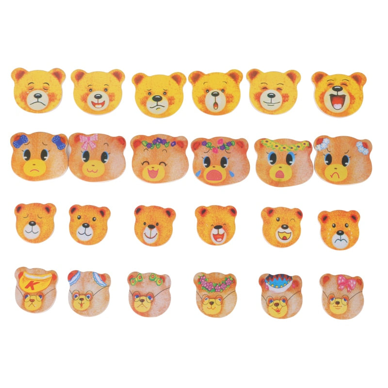 DressUpBear - Puzzle en bois créative pour enfants