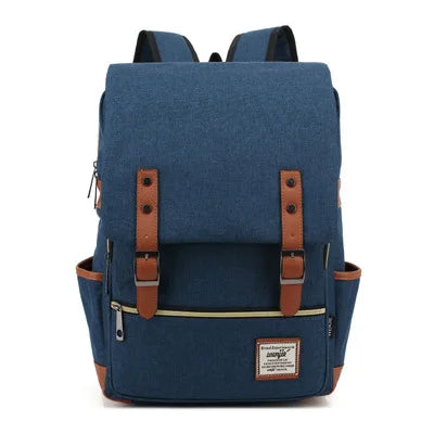 Sac à dos vintage Oxford - Sac à dos vintage Oxford élégant pour étudiants et voyageurs aventuriers