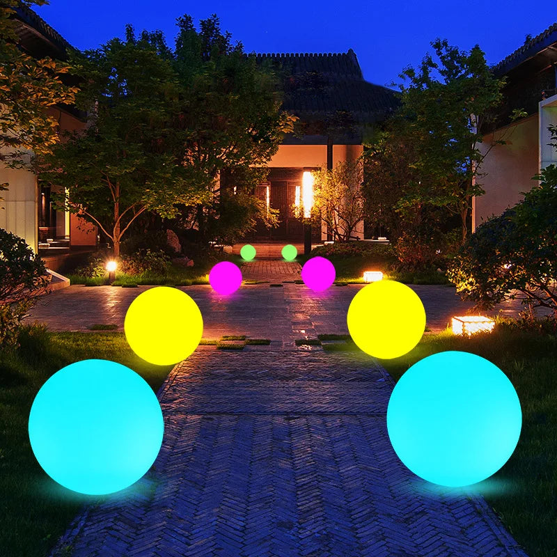Éclairage décoratif extérieur LED étanche et rechargeable pour piscine, maison, fête, mariage et allée