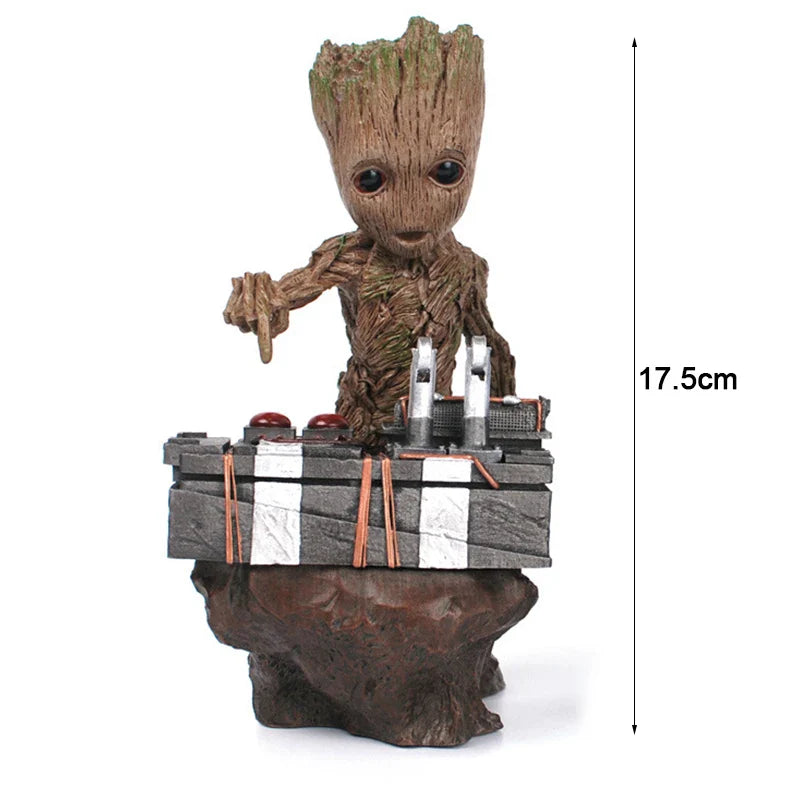 Figurine en PVC de Baby Groot mignonne - Statue d'action Marvel Guardians of the Galaxy, adorable jouet collectible pour fans