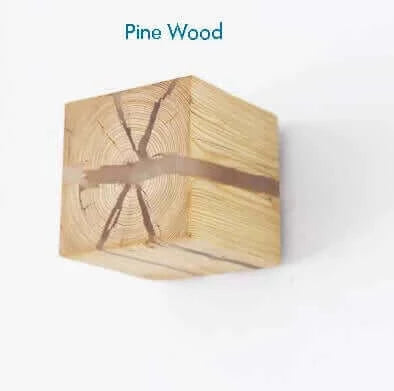 Appliques murales en bois naturel