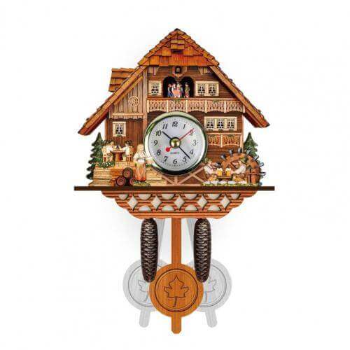 Horloge à coucou rétro - 8 styles différents