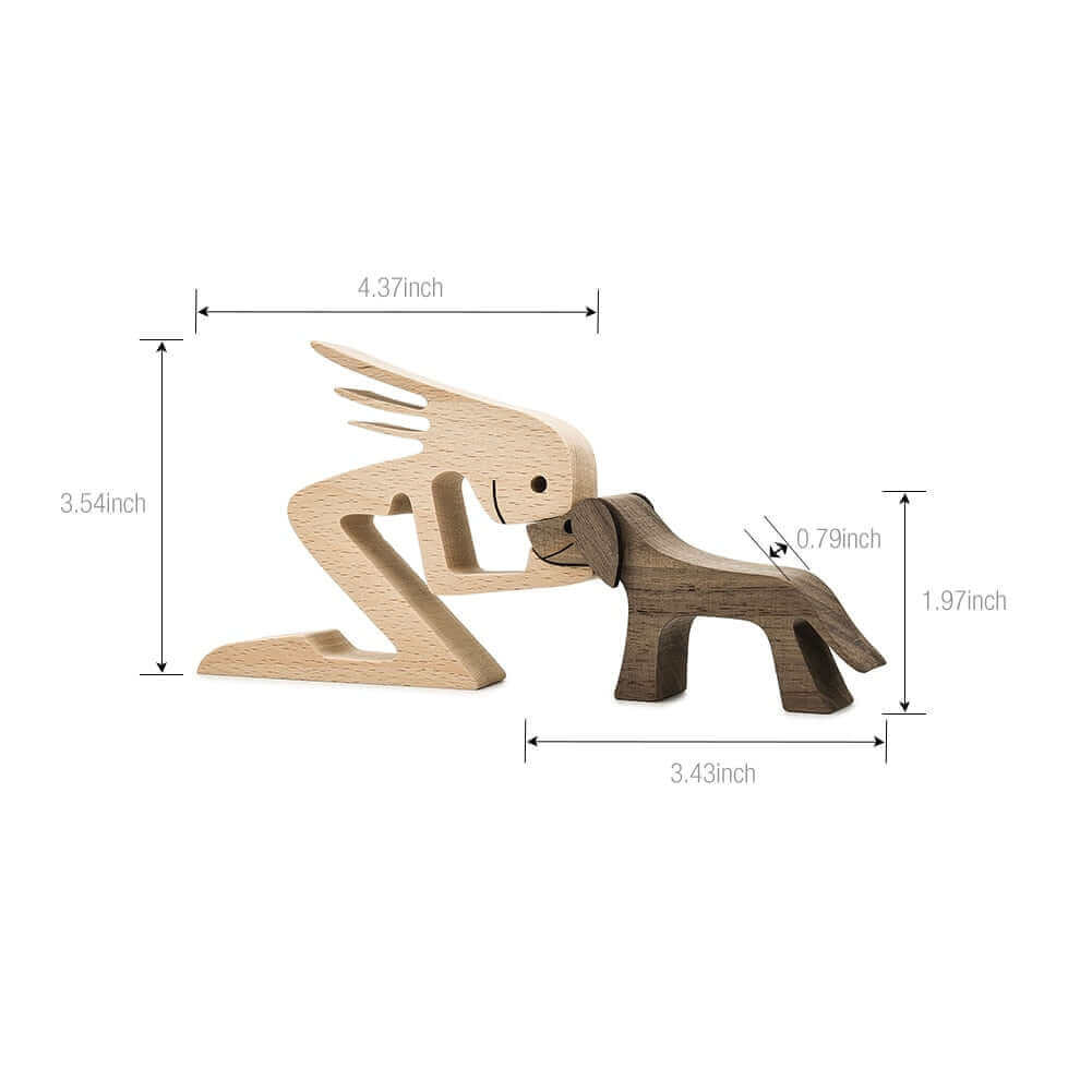 Animaux en bois danois Ornements
