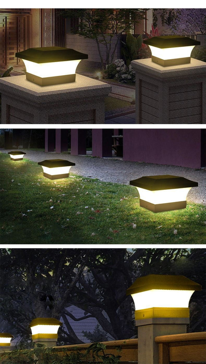 Floroux Short Light | Lampadaire solaire pour l'extérieur