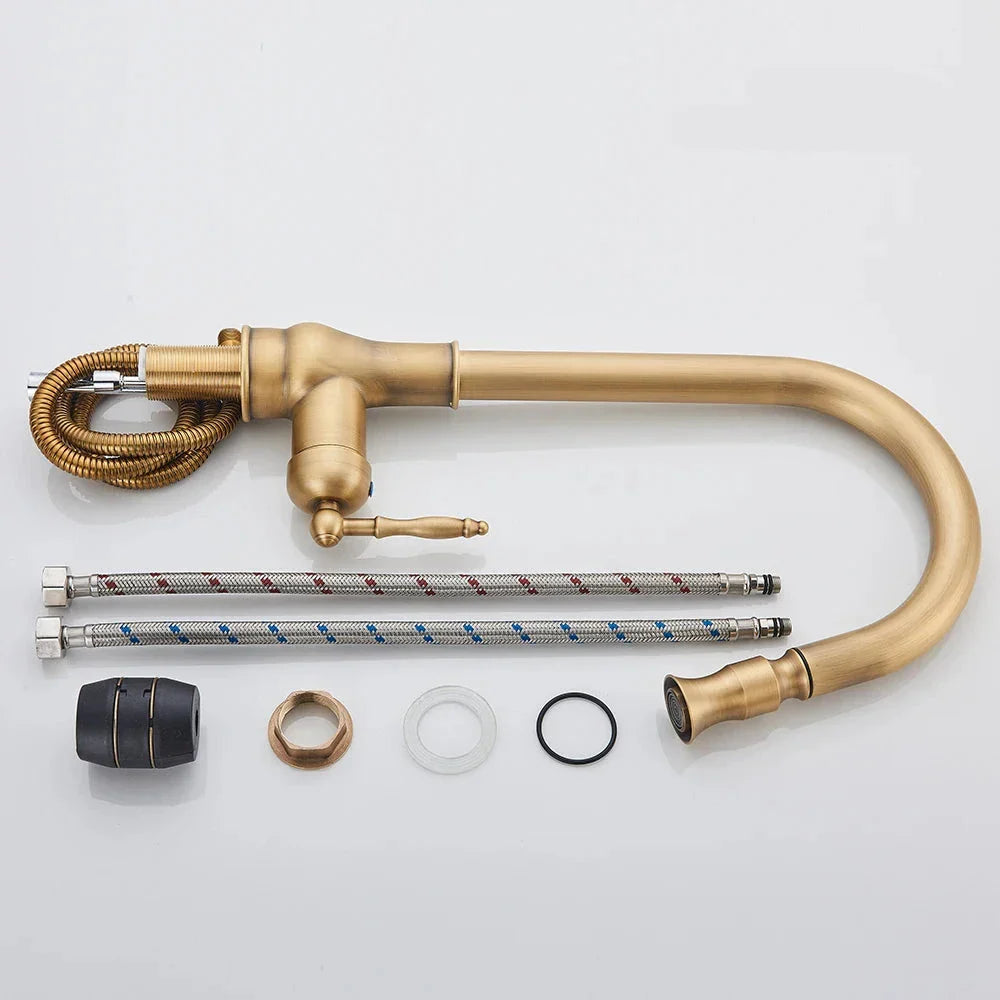 VintageTap – Robinet de cuisine rétro avec finition en laiton