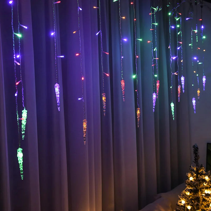 Glacia LED Rideau lumineux - Éclairage magique pour extérieur