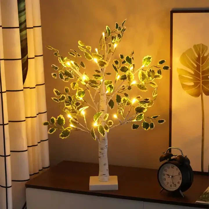 Floroux Feuilles Éclairage LED Arbre