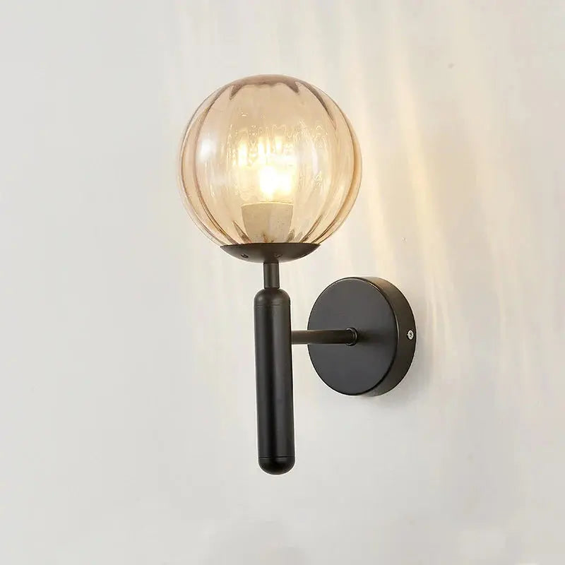 GlobeLuxe - Applique Murale en Verre avec Éclairage LED