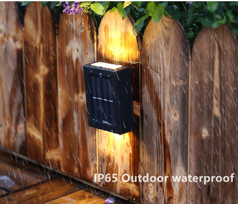 Lampes de clôture solaires