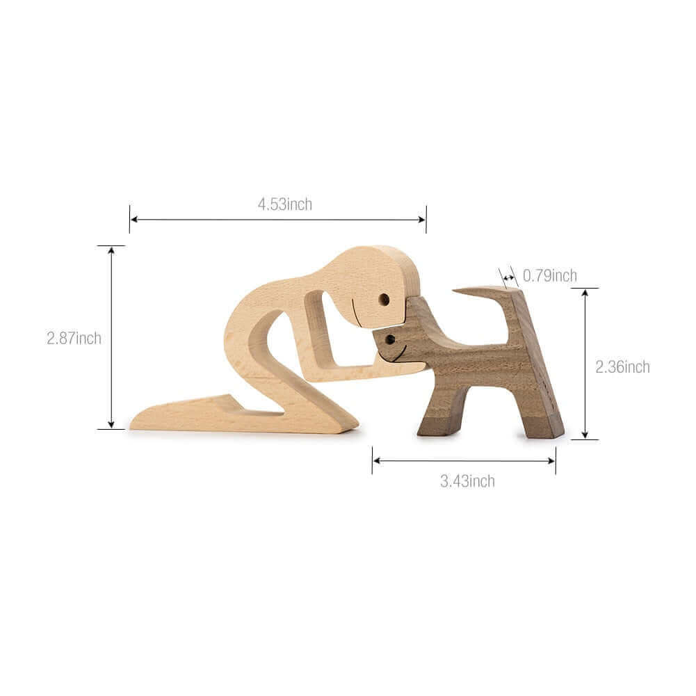 Animaux en bois danois Ornements