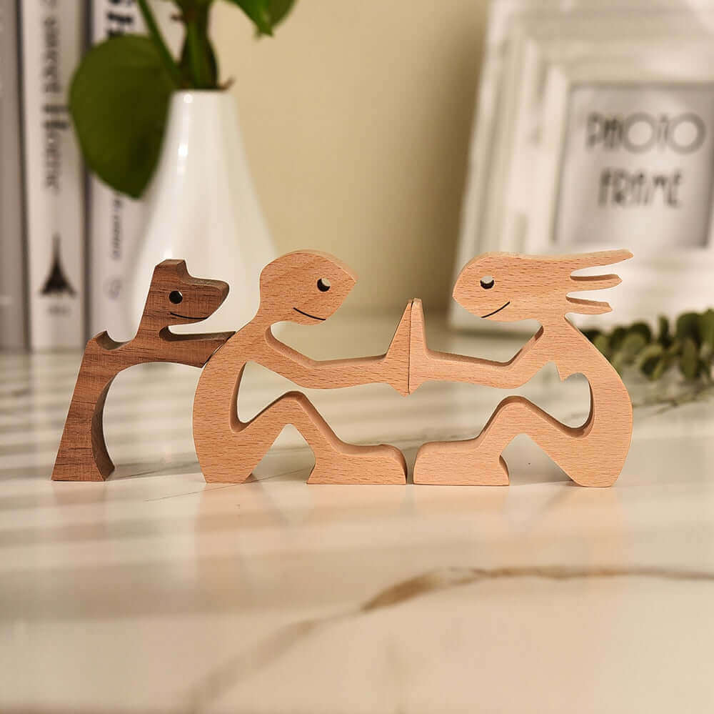 Animaux en bois danois Ornements