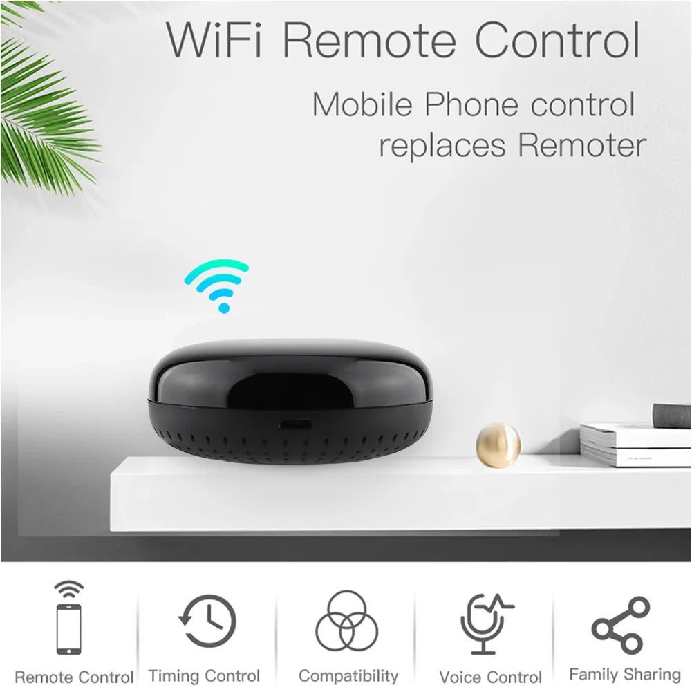 Télécommande IR universelle Tuya Smart pour climatiseur et appareils ménagers - Contrôle WiFi via les applications SmartLife Google Alexa