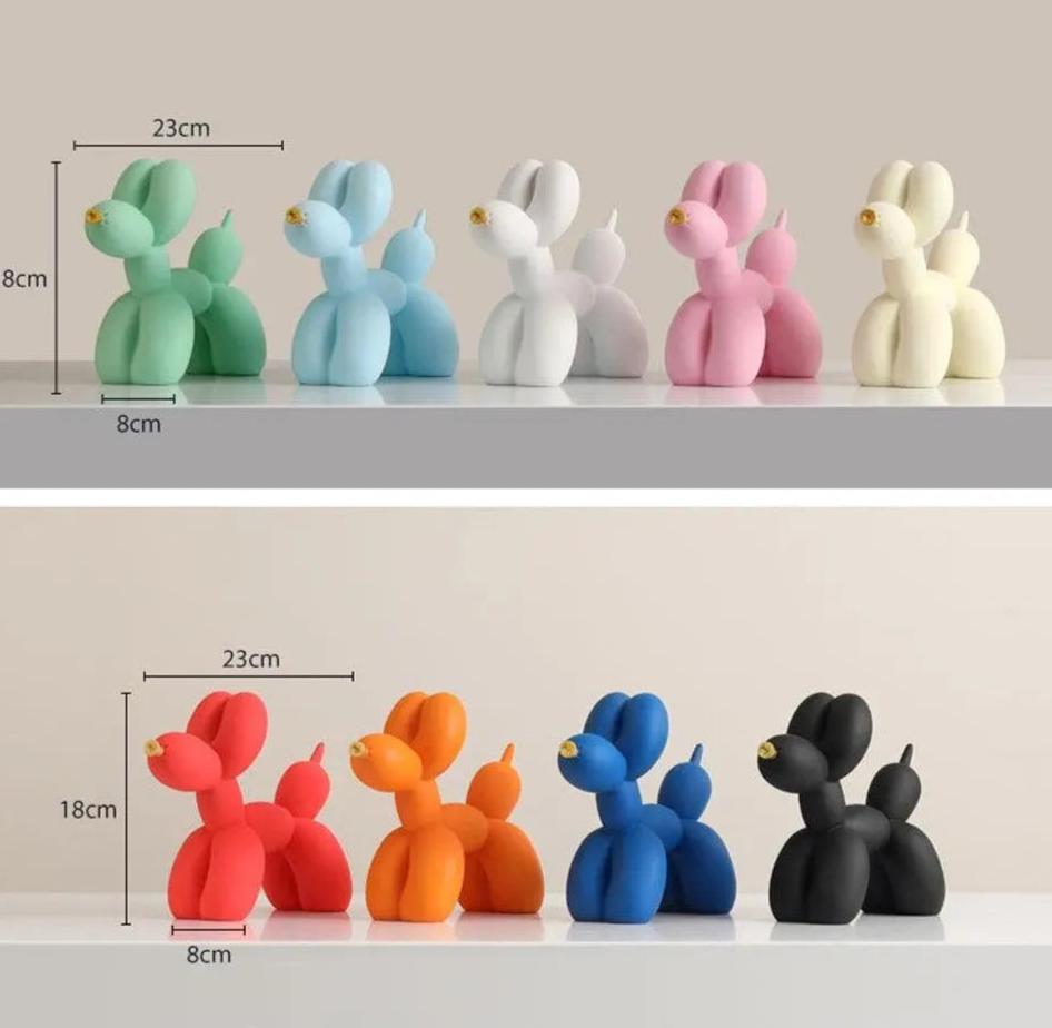 Floroux | Figurine de chien ballon ludique