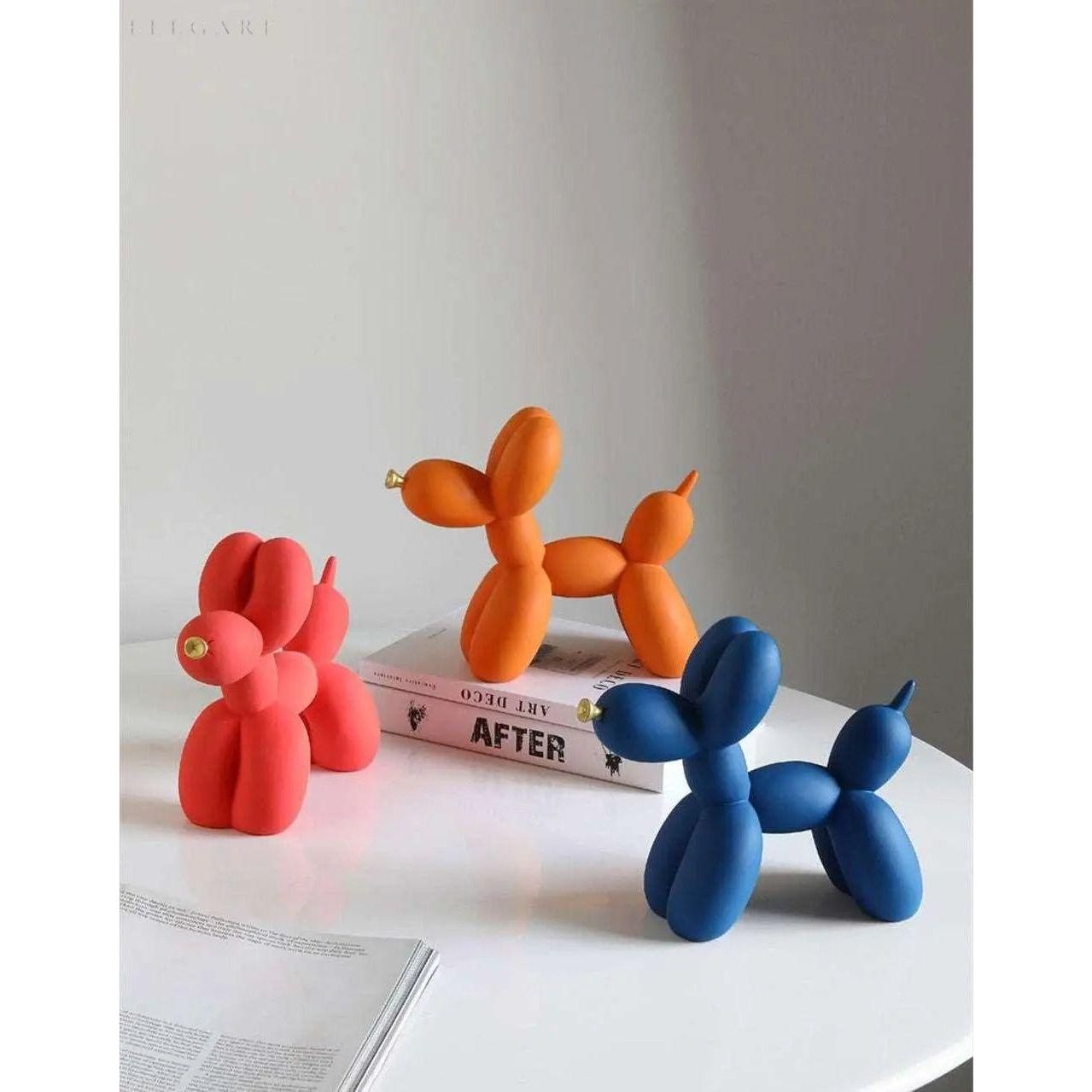 Figure de chien ballon stylée