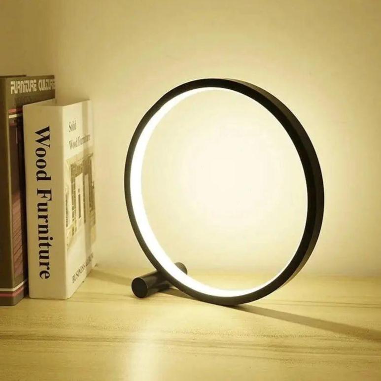 Floroux - lampe de table ronde LED touch dimmable pour des espaces créatifs