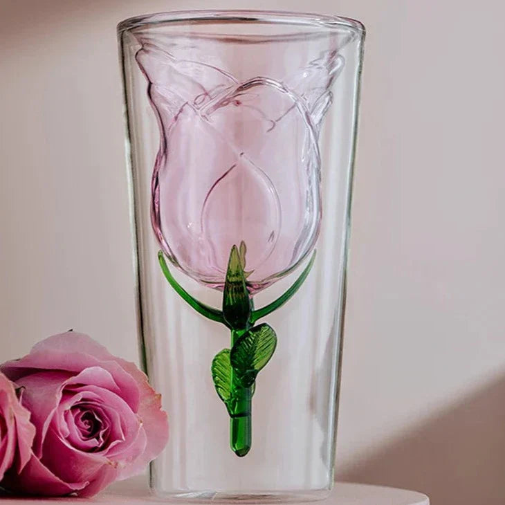 BloomGlass - Verre à rose fait à la main pour des réceptions élégantes