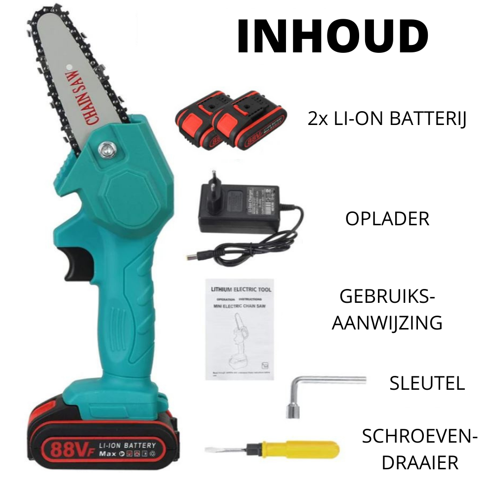 HandyPRO Scie à chaîne électrique à batterie | Taille et sciage efficaces et rapides !