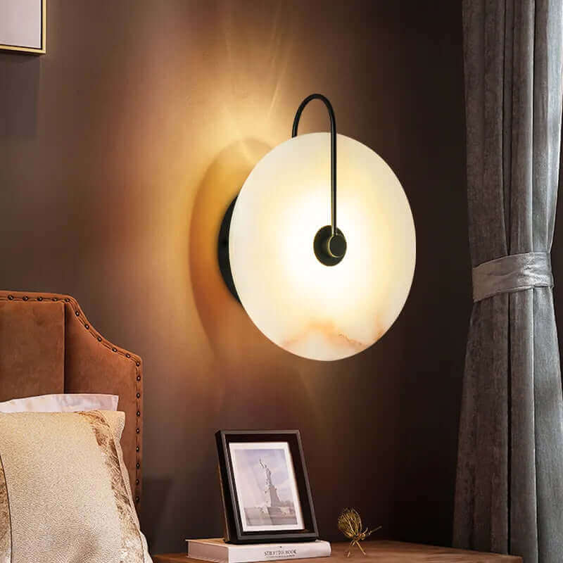 Applique en marbre luxueuse - élégance intemporelle pour les petits espaces
