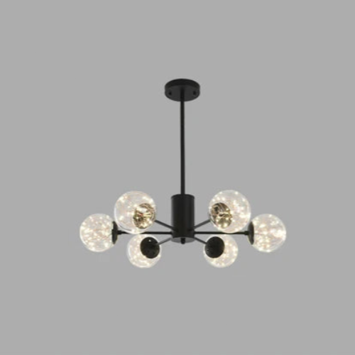 Floroux - Lustre en verre globulaire