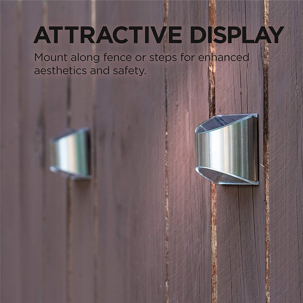 Lampes murales solaires LED sans fil Deluxe - Créez l'ambiance parfaite dans votre jardin !