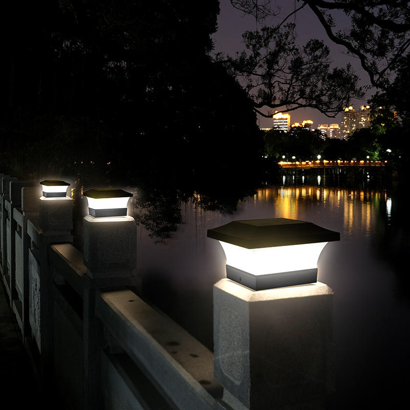 Floroux Short Light | Lampadaire solaire pour l'extérieur