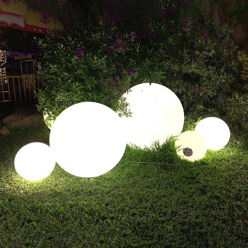 Éclairage décoratif extérieur LED étanche et rechargeable pour piscine, maison, fête, mariage et allée