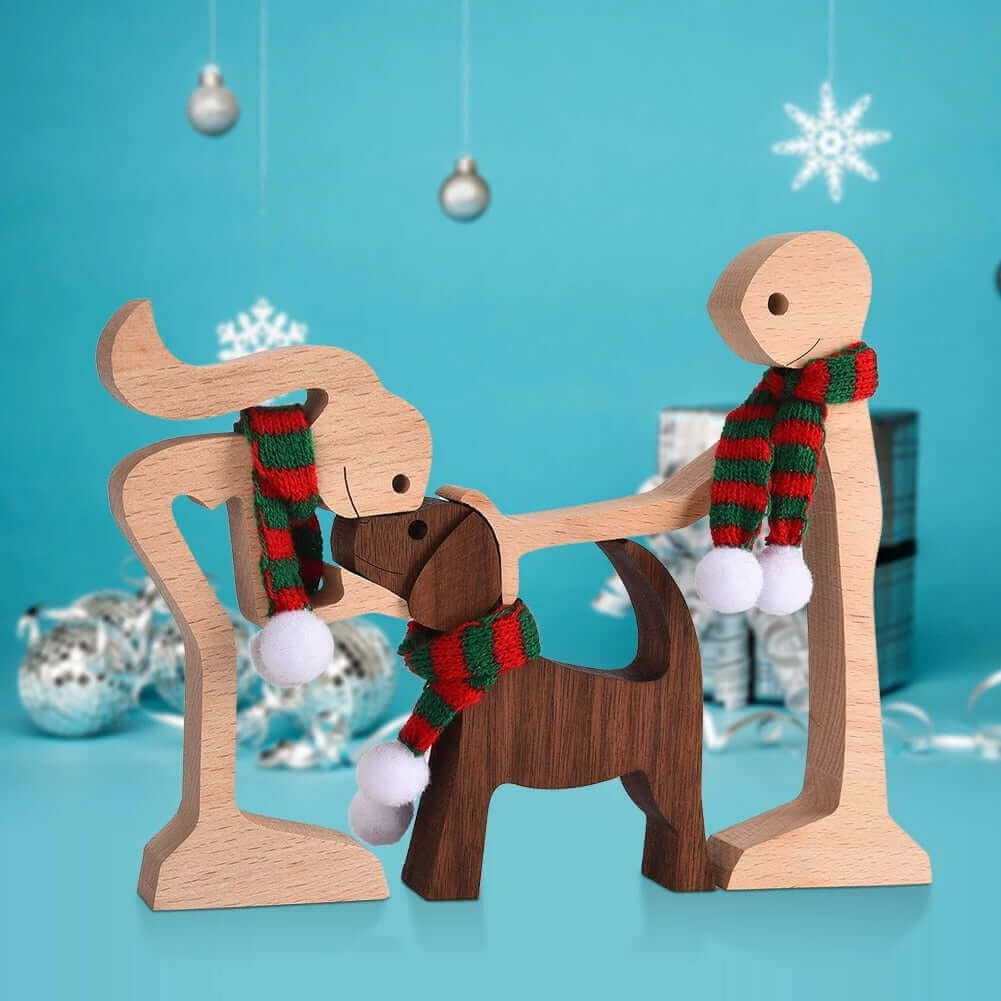 Animaux en bois danois Ornements