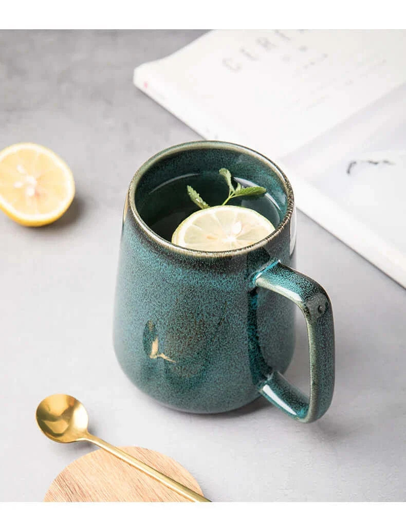 700ml Très grande tasse en céramique contemporaine